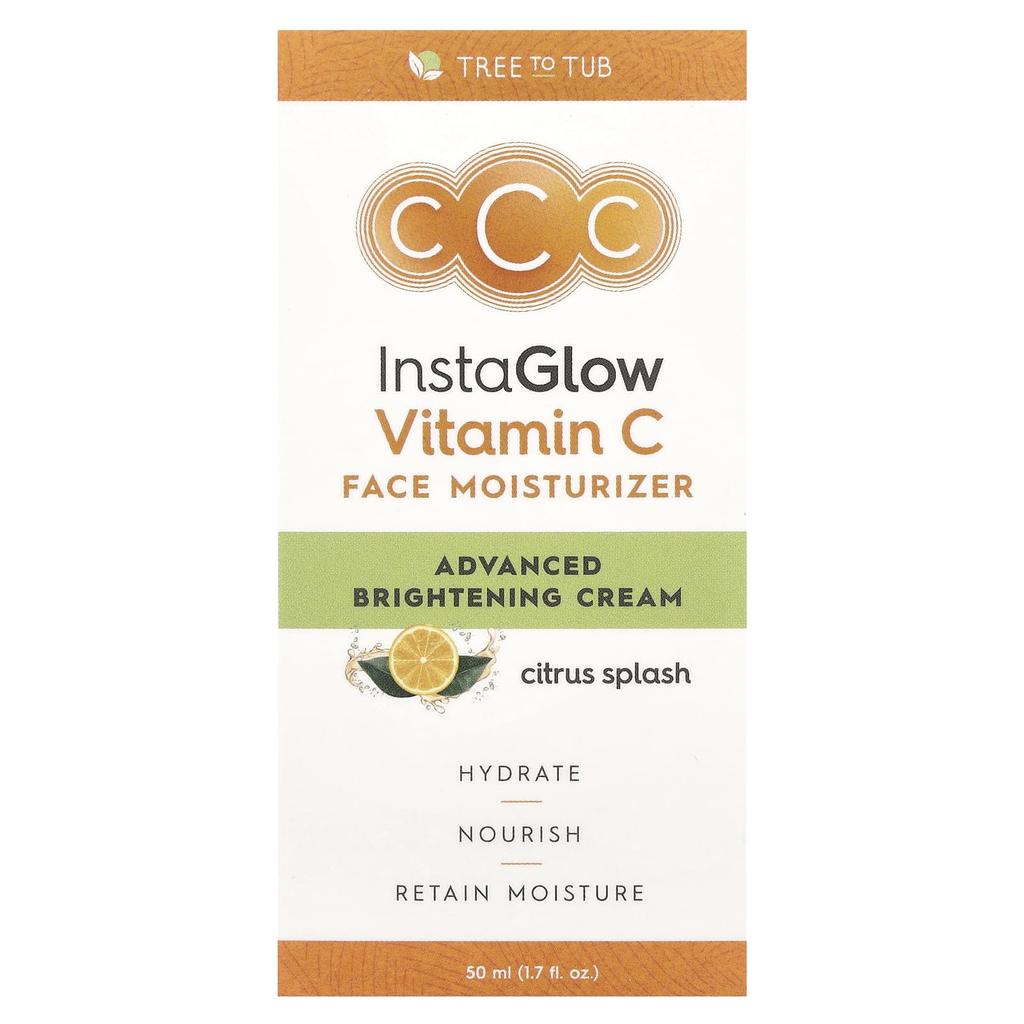 Instaglow, Vitamin C Face Moisturizer, Citrus Splash, 50Ml(1.7Fl Oz)