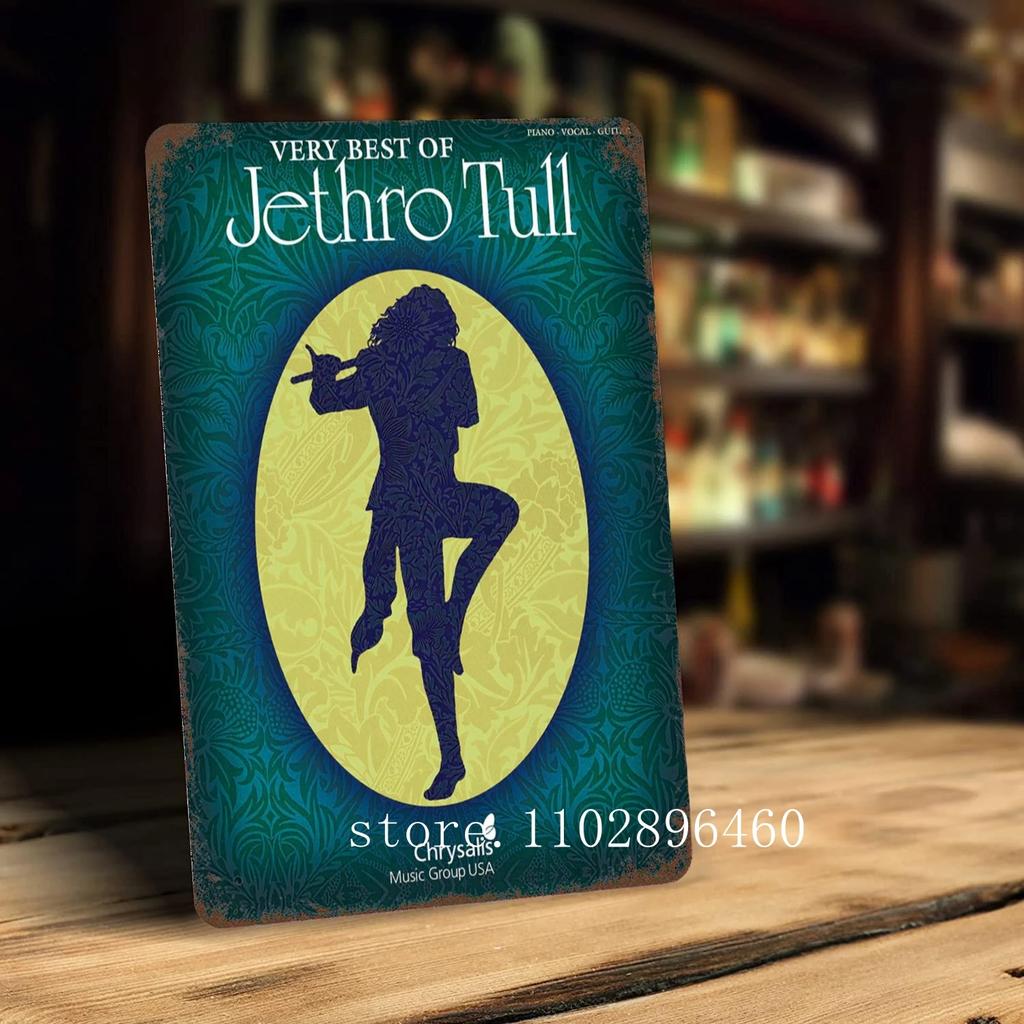 Jethro Tull Metal Plaques & Signs wall decor Vintage Tin Signs Captain Metal Poster Decor for Bar Pub Club Wall Decoration