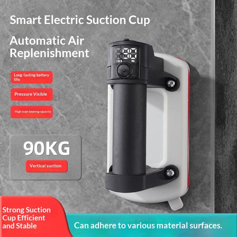 Intelligent Digital Display Electric Glass Tile Suction Cup 1 Set Portable for Travel Trailer Window Installation Tile Adjustment