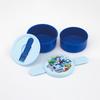 Skater Sonic 500ml Bento Made in Japan ONWR1AG-A Box, 2-Tier, Round, Antibacterial,