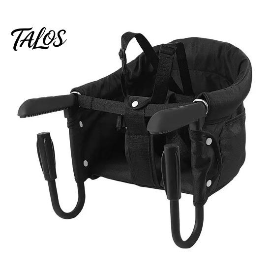 High Stability Portable Chair Baby Dining Table Foldable Waterproof Oxford Cloth 5-Point Stable Safety Belt Adjustable Fixing System Pole