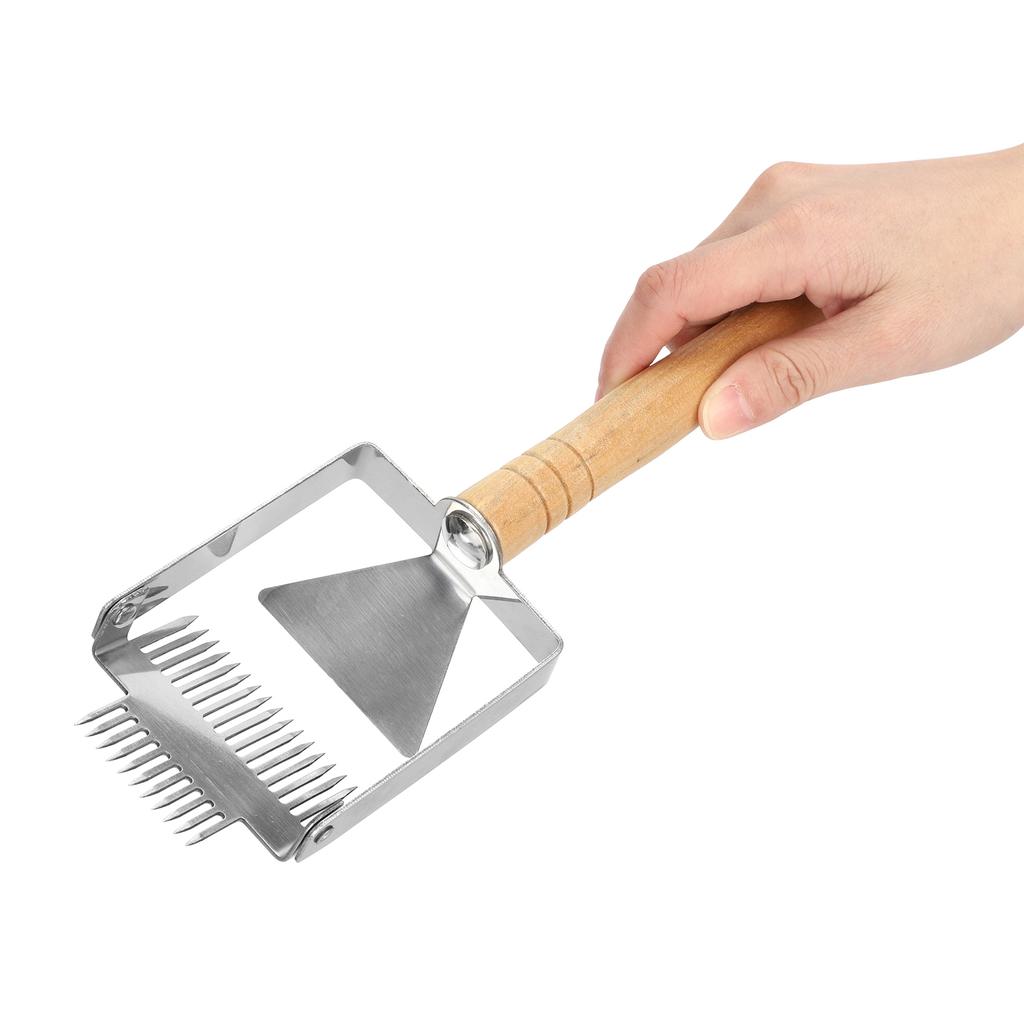 Beehive Honey Scraper Double Head Uncapping Fork Shovel Tool Beekeeping Equipment