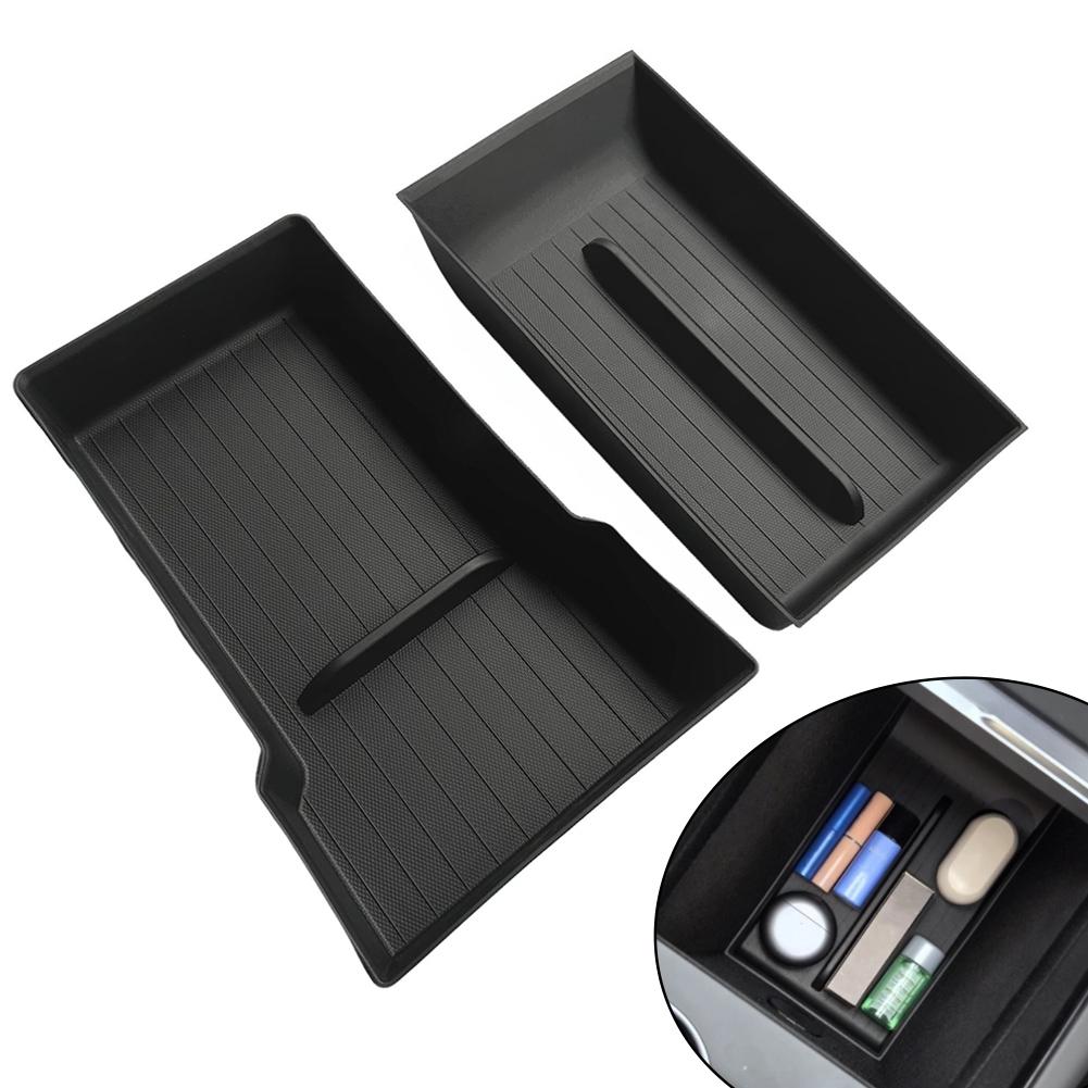  for Tesla New Juniper 2025 Interior Accessories Box Card Holder Armrest Center Tray Bot X7K4