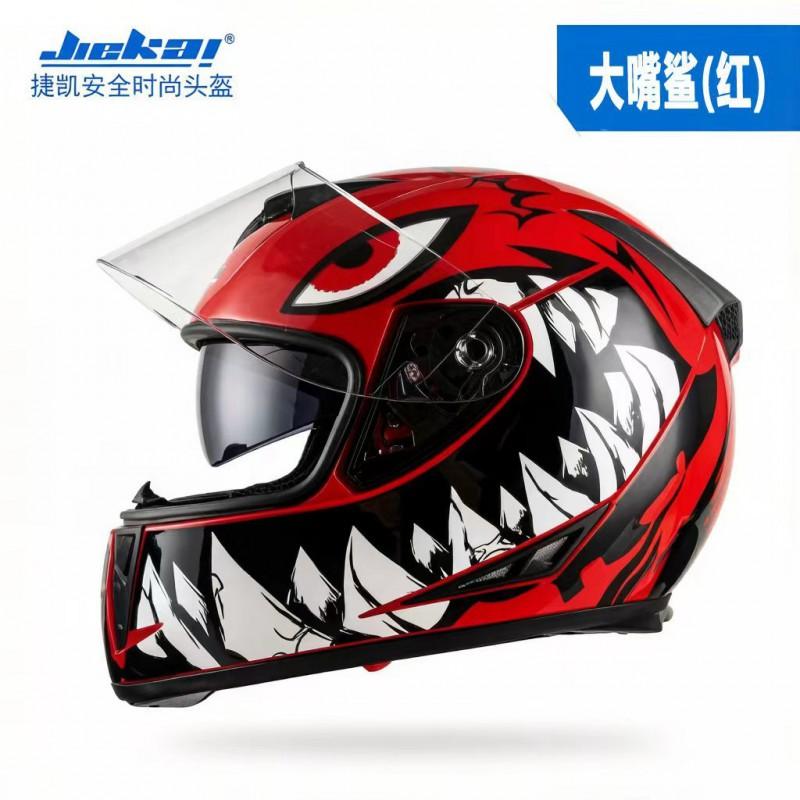 Full Face Motorcycle Helmet Men Women Cool Street Bike All Season DOT Approved