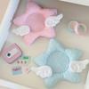 Blue Pink Polka Dot Star Wings Cushioned Heat Resistant Cup Coaster Korean Style Insulated Cup Mat Table Home Decor Photo Prop
