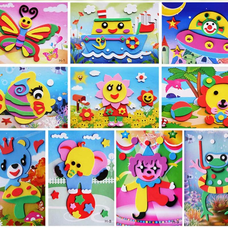 Youngsters Self-Assembly Top-Grade Cartoon First-Class Animal Top-Grade 3D High-Standard Eva High-Standard Foam Top-Grade Sticker