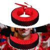 Elizabethan Clown Neck Ruffle Detachable Ruffled for Holiday Prop