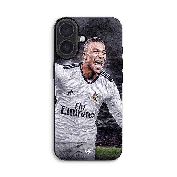 Hülle Für iPhone 18 Kylian Mbappe Real Madrid Tor Maniacase schwarz