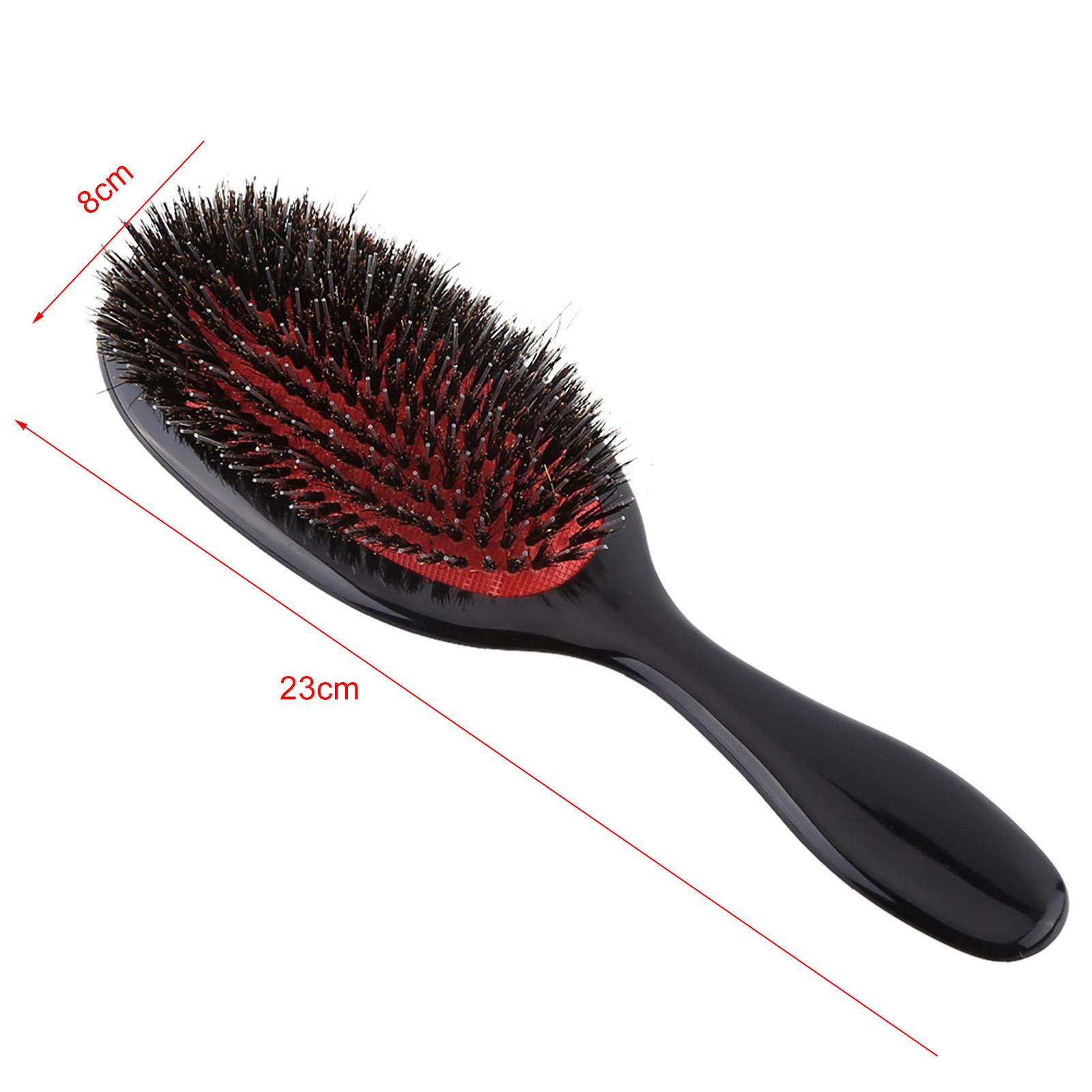 Овальная расческа для волос с лопастью из нейлона, ручка из АБС-пластика, распутывающая и выпрямляющая расческа (L) L