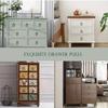 1/2/4PCS-Household Circular Ring Drawer Handle, Black Ring Single Hole Handle, Metal Handle for Cabinets and Wardrobes