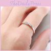 Luxus Verlobungsring Einfacher Lässiger Ehering Schmuck Schmuck für weibliche Liebhaber Mode