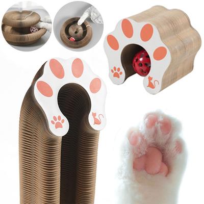 Magic Organ Cat Scratching Board Cat Interactive Toys Grinding Claw Sleeping Bed Cat Grinding Claw Scratching Board Pet Supplies