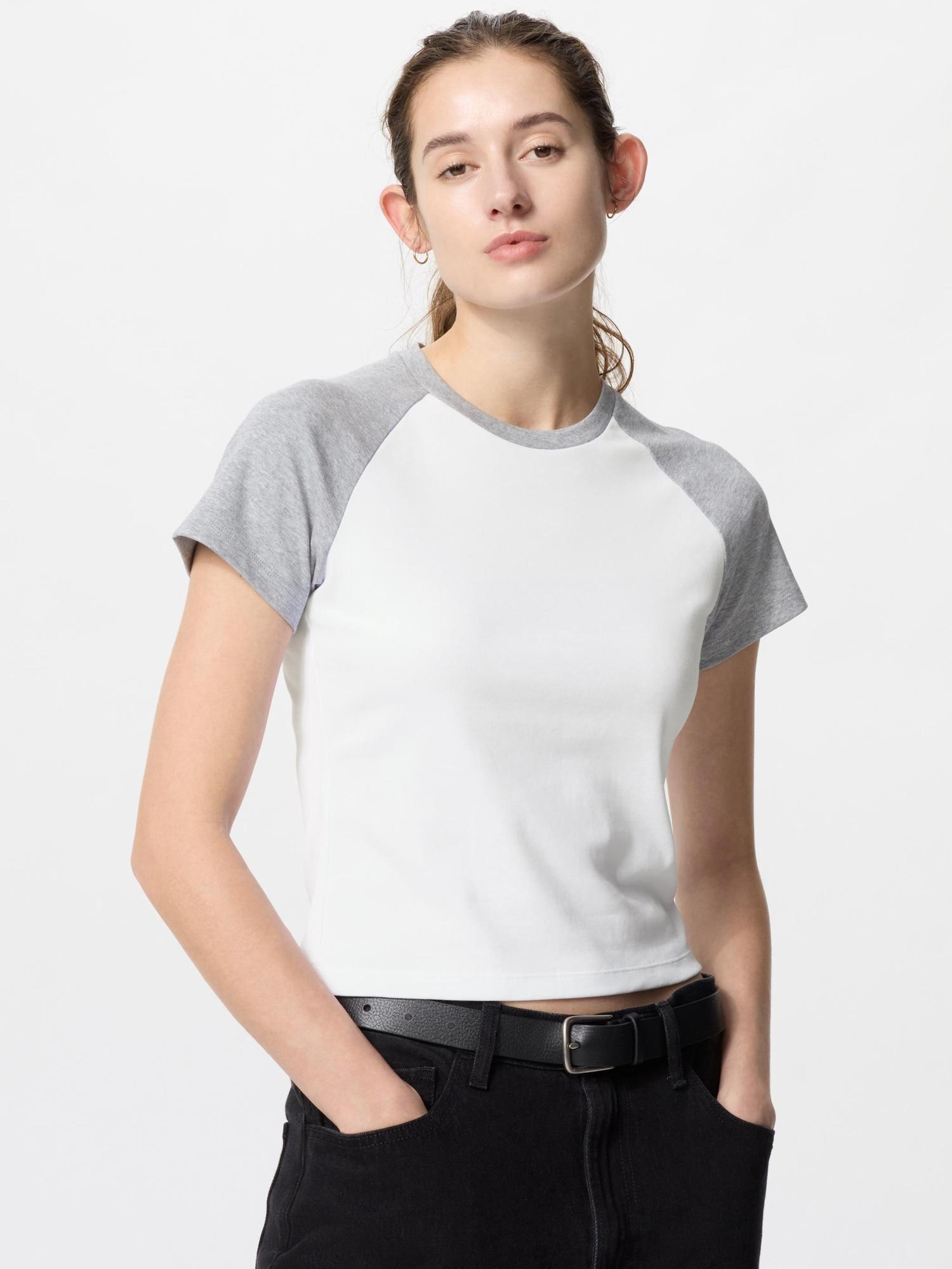 

Uniqlo Mini T Реглан 03 GRAY/WOMEN S