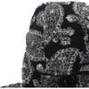 Stussy FW21 Cashew Flower Fleece Hooded Logo Jacket Unisex Jacket Black 118452