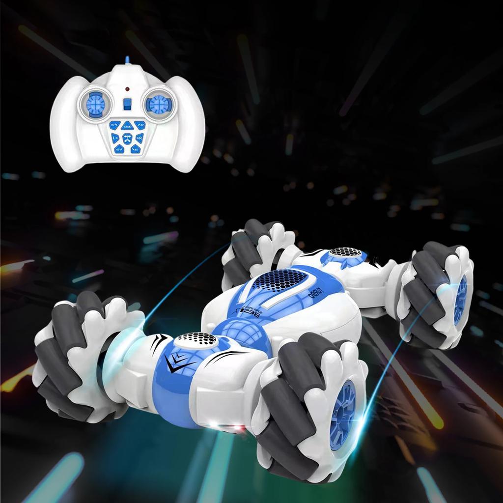 2.4G 4WD Car Toy  Mini RC Stunt Car Gesture Sensor Electric Rotation Twist Stunt Drift Vehicle Toy Gift for Kids