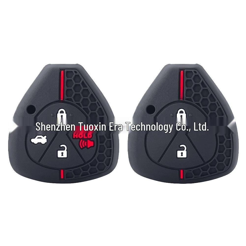 Silicone Honeycomb Key Cover for Toyota Camry, Highlander, RAV4, Corolla, Vios