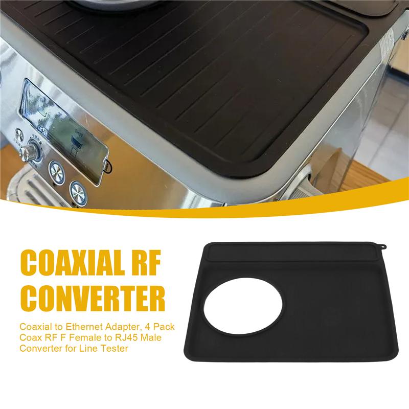 AD23-1 Pcs Espresso Tamper Mat For Breville 870/880 For Espresso Machine Barista Black