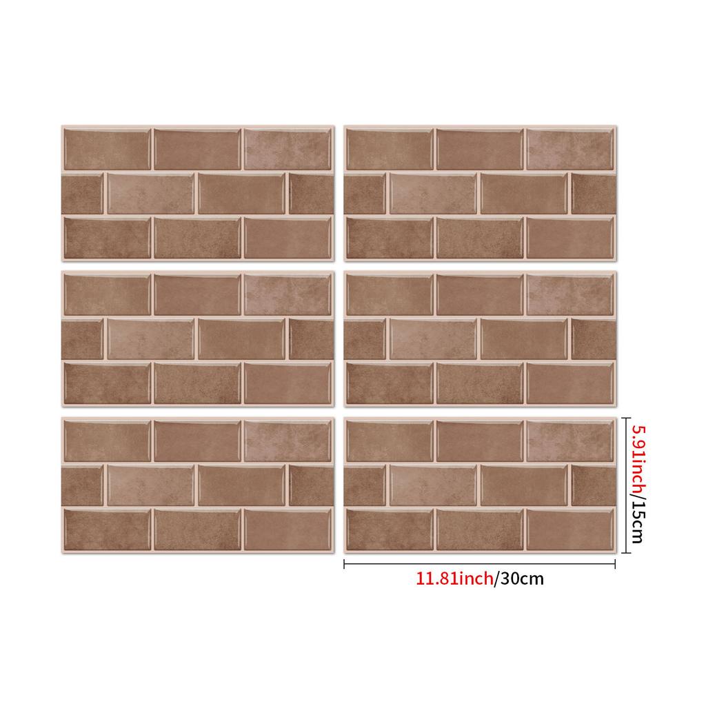 25Stlye Marble Simulated Brick Pattern Wall Sticker Self-adhesive Waterproof Room Decoration Sticker Wall Decoration