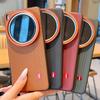 Faux Leather Stitching with Red Label Case For VIVO X300 Pro X300 Vivo X200 Ultra X200s X200 Red Lens Ring Raised Protect Cover
