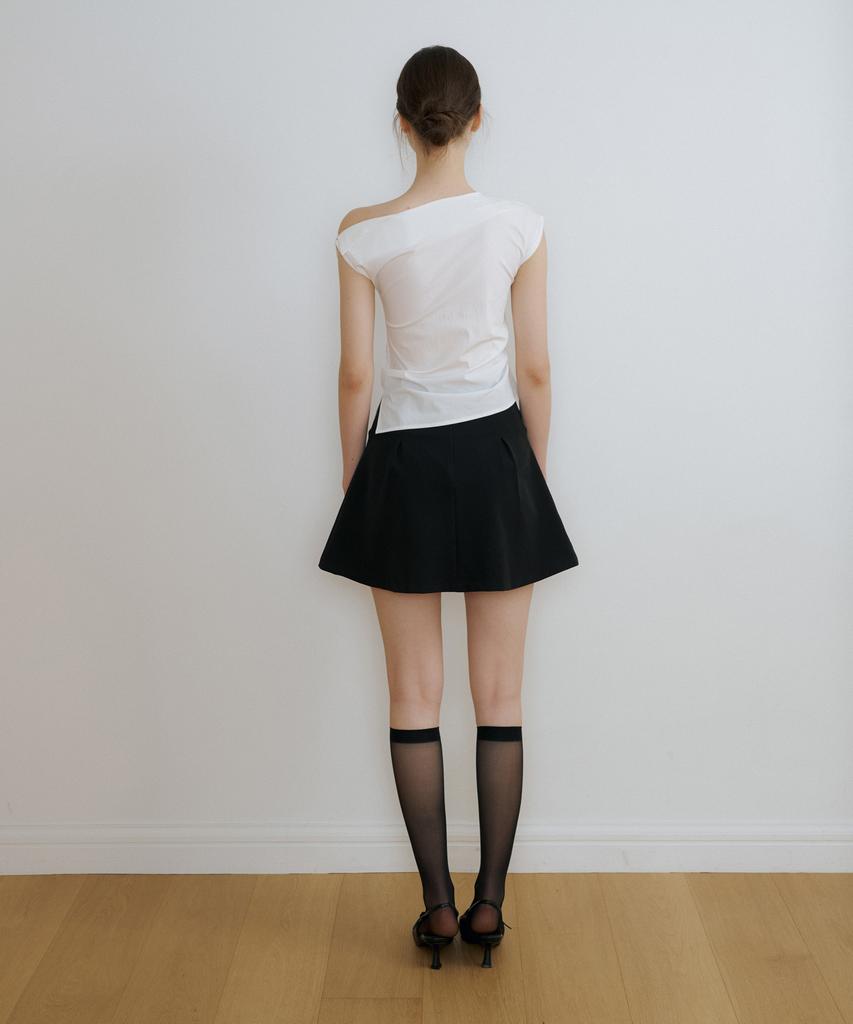 Riorg Ce Tuck Mini Skirt Black