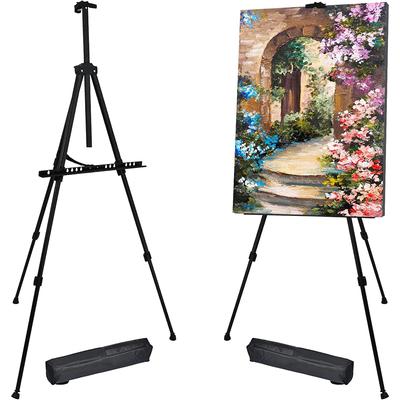 Professionelles Holzbock-Staffelei Hochzeitspferd Verstellbar Tragbar Metall-Malständer Feine Kunst Zeichenregal Zubehör Skizze Stativ