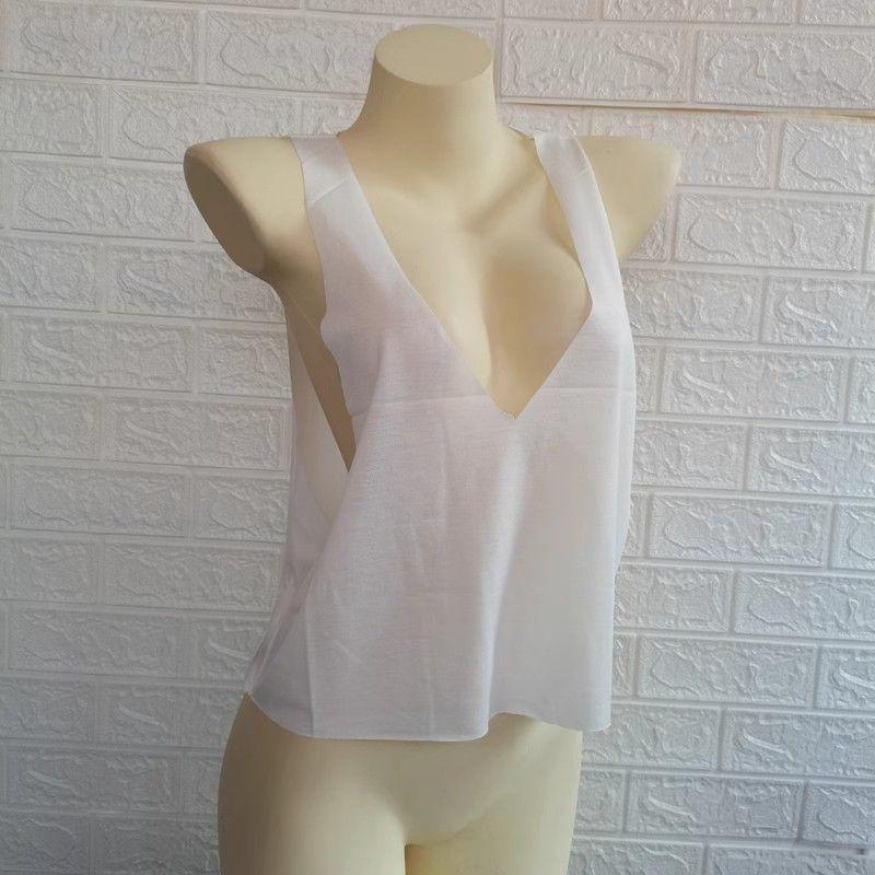 

Y Fashion Style Korean Style Strap Vest Women s New Arrival Trendy Short Inner Loose I-Shaped Outwear Sleeveless Tops White inside S