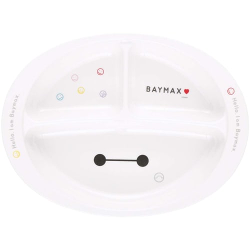 Skater Children's Plate Melamine Lunch Plate Dish Disney Baymax 750ml M370-A