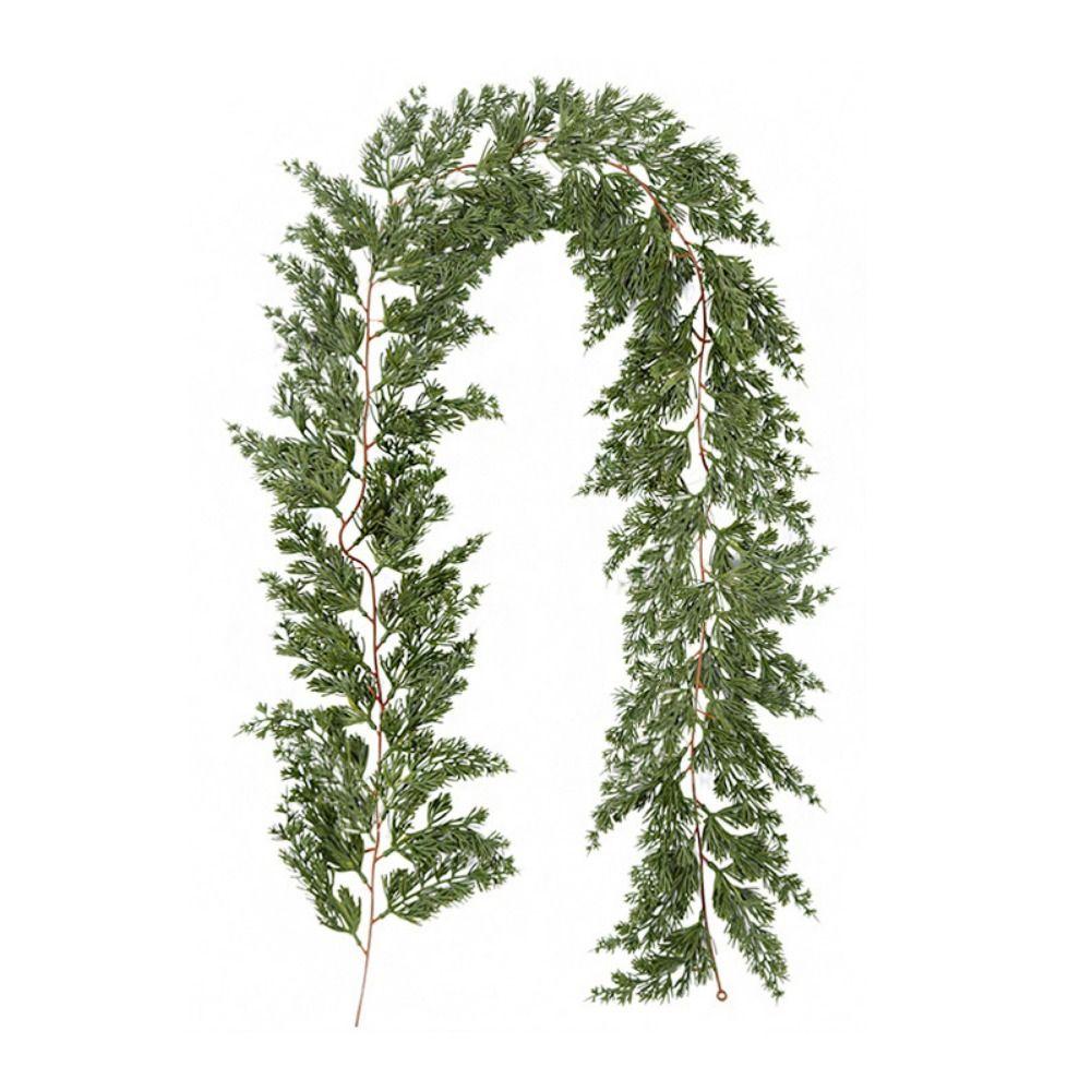 200cm Cypress Pine Garlands DIY Accessories Cedar Greenery Rattan Christmas Decoration Christmas