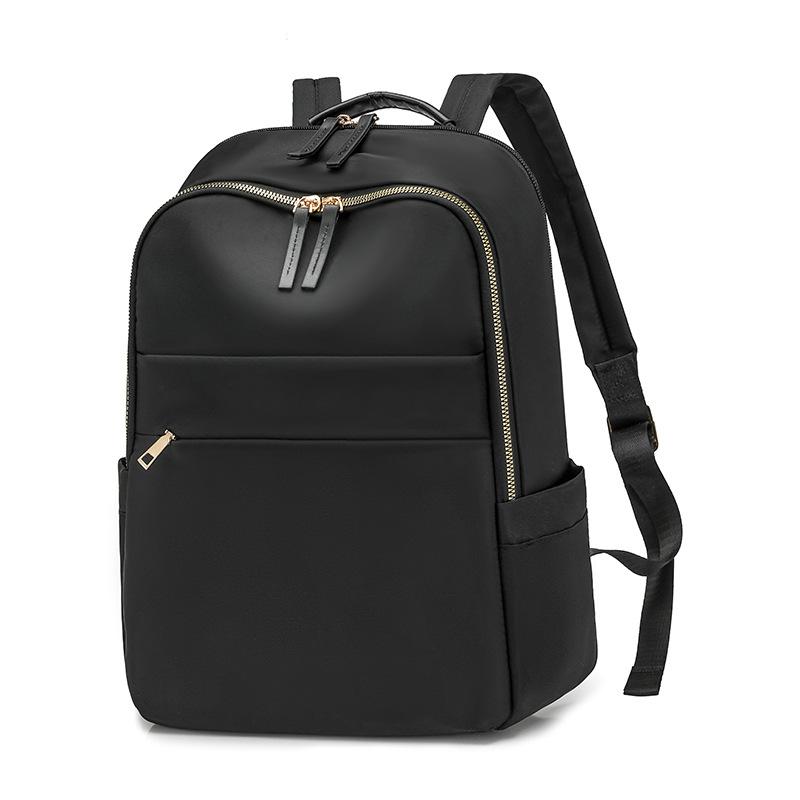 Business Backpack Women s Large Capacity Computer Bag Commuter Water-repellent Backpack чёрный