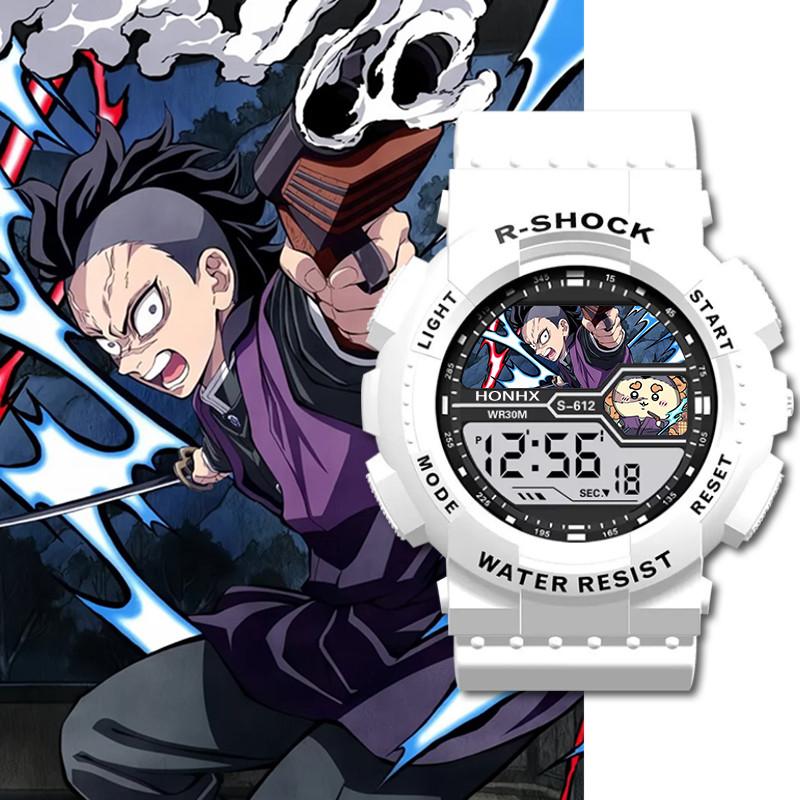 Anime Demon Slayer Armbåndsur Agatsuma Zenitsu Nezuko Tanjirou Kvarts Klokke Gave