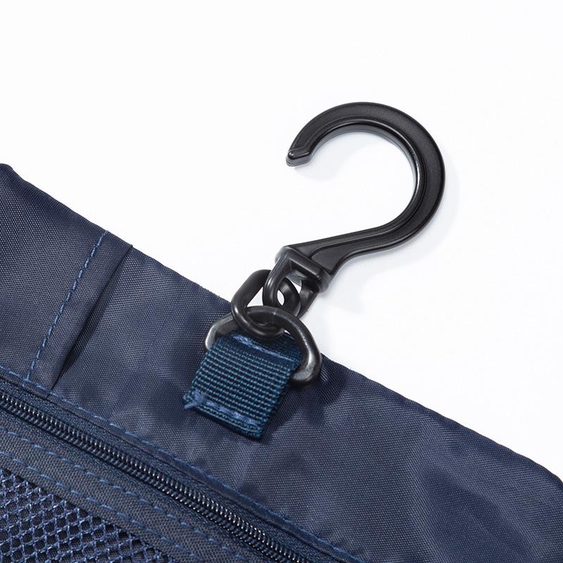 MUJI Style Rectangular Cosmetic Bag - Quality Portable Clutch & Coin Purse, Toiletry Storage with Buckle