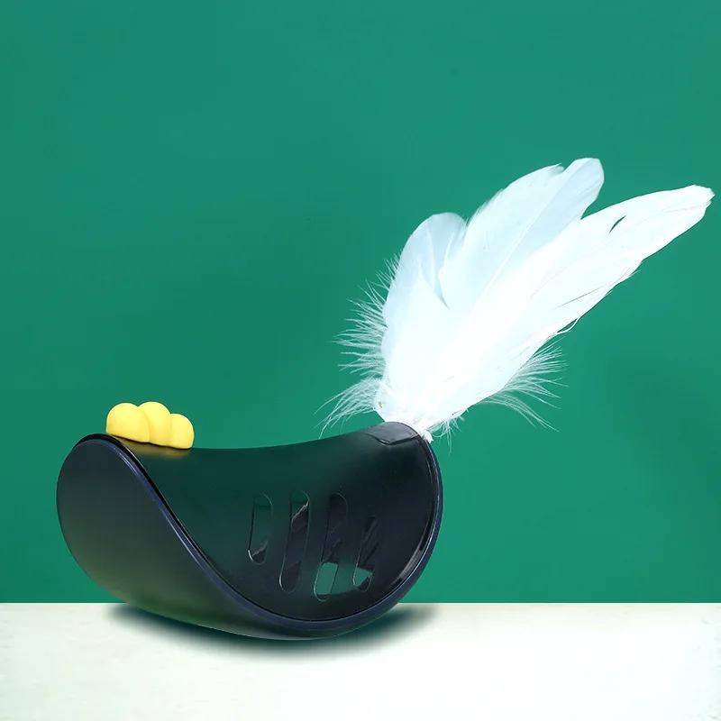 Interactive Leaky Food Cat Dog Toy Chicken Biomimetic Animal Toy Multifunctional Replaceable Feather Small Dog Toy Indoor Fun Companion Pet Supplies
