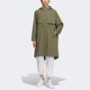 Adidas Sport Performance Solid Logo Long Sleeve Hooded Windbreaker Women Outerwear Green IX6795