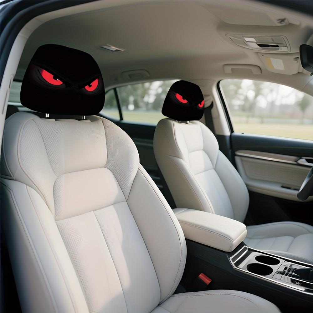 Universelle bedruckte Polyester-Kopfstützenbezüge für SUVs und Limousinen, Dekorativ & Etikettierbar.