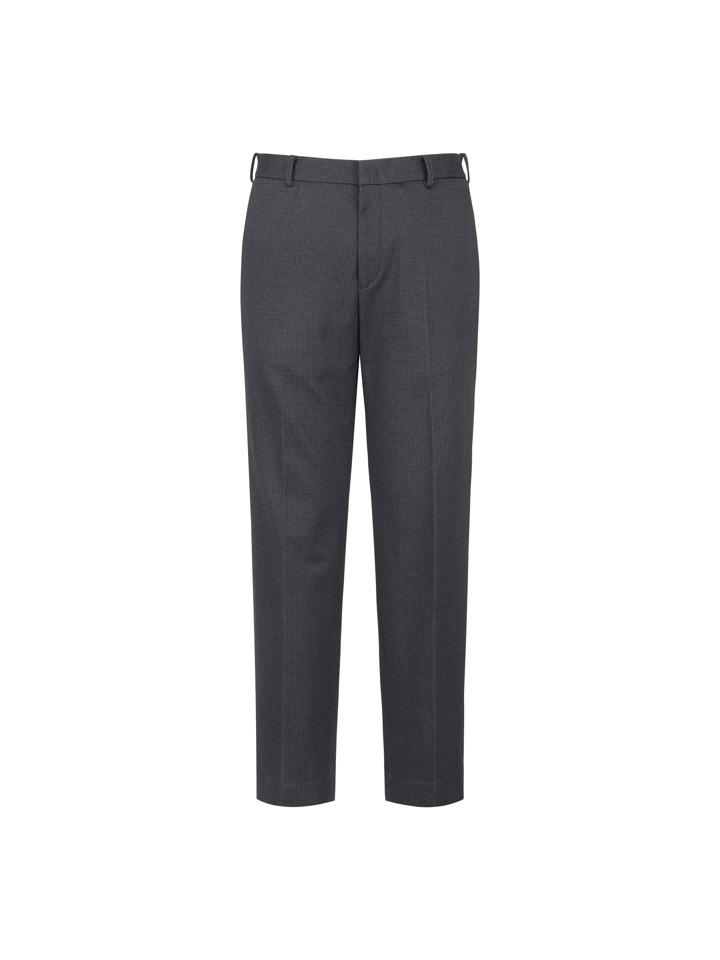 ZIOZIA Men'S Tapered Jersey Slacks_Charcoal