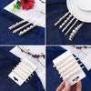 Girls  Fashion Metal Pearl Flower Hairpins Crystal  Hair Clip Vintage Barrettes Headdress Jewelry