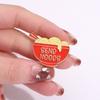 Trendy Cartoon Letter Brooches With Unique Geometric Designs Ideal For Lovers Fashion