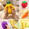 Study Stress Reduction Toy Large Pineapple Ball Slow Rising Fruit Squeeze for Anxiety Relief Strawberry Grape Reliever Banana Corn Carrot