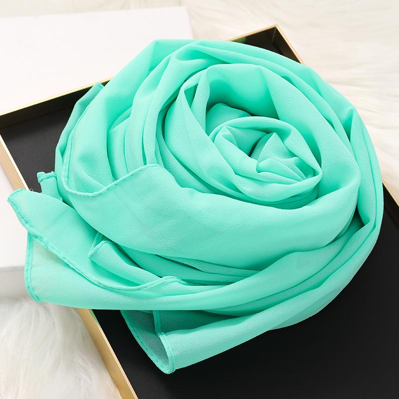 Muslim Hijab Scarf With Zipper Plain Bubble Chiffon Ready To Wear Veiled Hijab Wrap Solid Shawls Headscarf Turban Ramadan