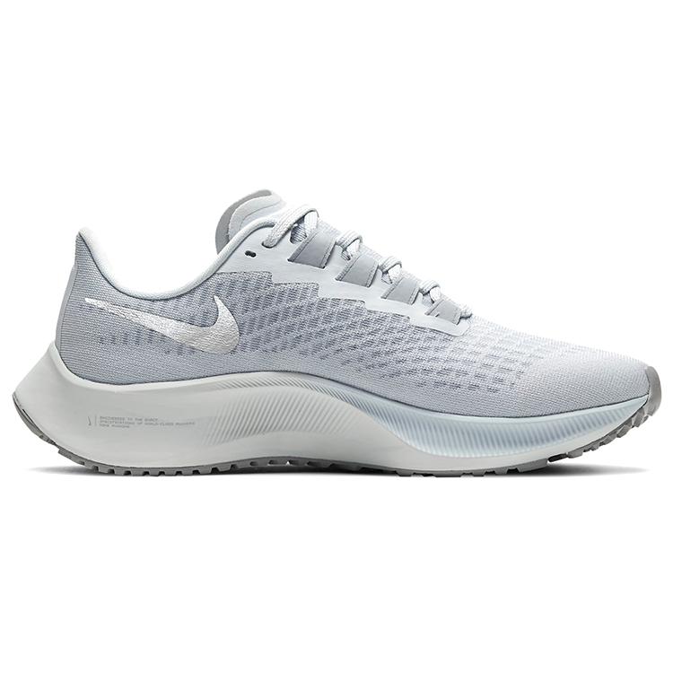 New Nike Air Zoom Pegasus 37 Grey Metallic Silver Women's BQ9647-009