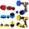 Electric Drill Cleaning Brush Set: Multi-Purpose Floor Polishing Discs and Scrubbing Heads