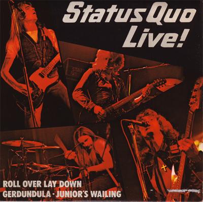 7inch Record STATUS QUO - Live! QUO13 Vertigo 1975 UK Rock Used