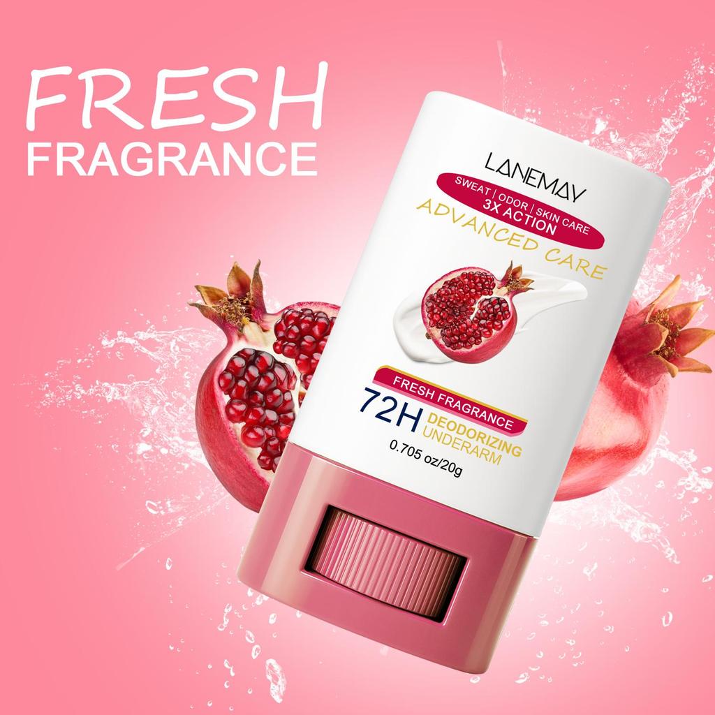 72H Deodorant-Moisturizer The Skin, Get Soft And Comfortable-All Day Odor & Wetness Protection-Suitable for all Skin Types, 20g