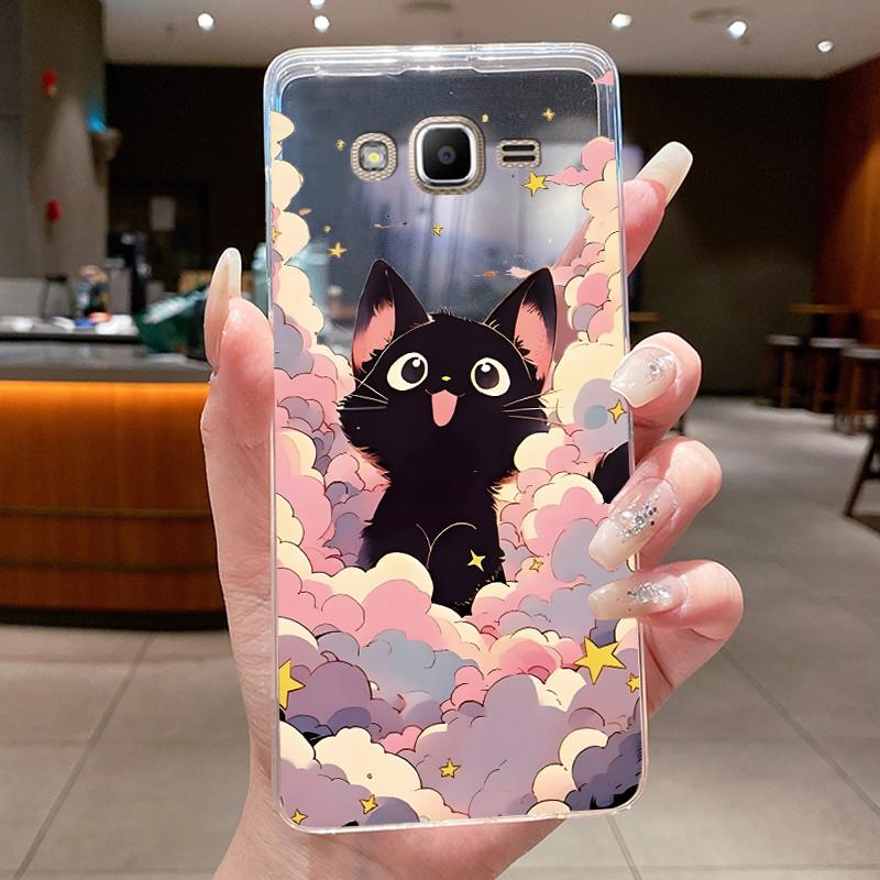 Casing For Samsung Galaxy J2 Prime / J2 Ace / Grand Prime SM-G530 G531H G532F G532G Cute Cool Boys Girls Transparent Phone Case