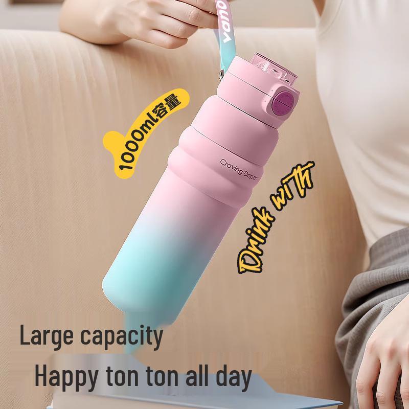 Vanow 650ml Dual-Drink Pop-up Lid Insulated Mug