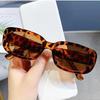 Women Small Rectangle Sunglasses Unisex Vintage Anti-glare UV400 Shades Eyewear Outdoor Riding Car Driving Eye Protection