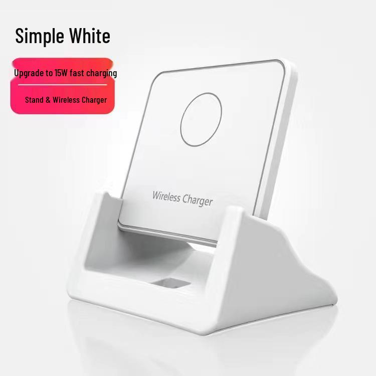 Vertical Desktop Wireless Fast Charger & Bedside Phone Holder for Men and Women