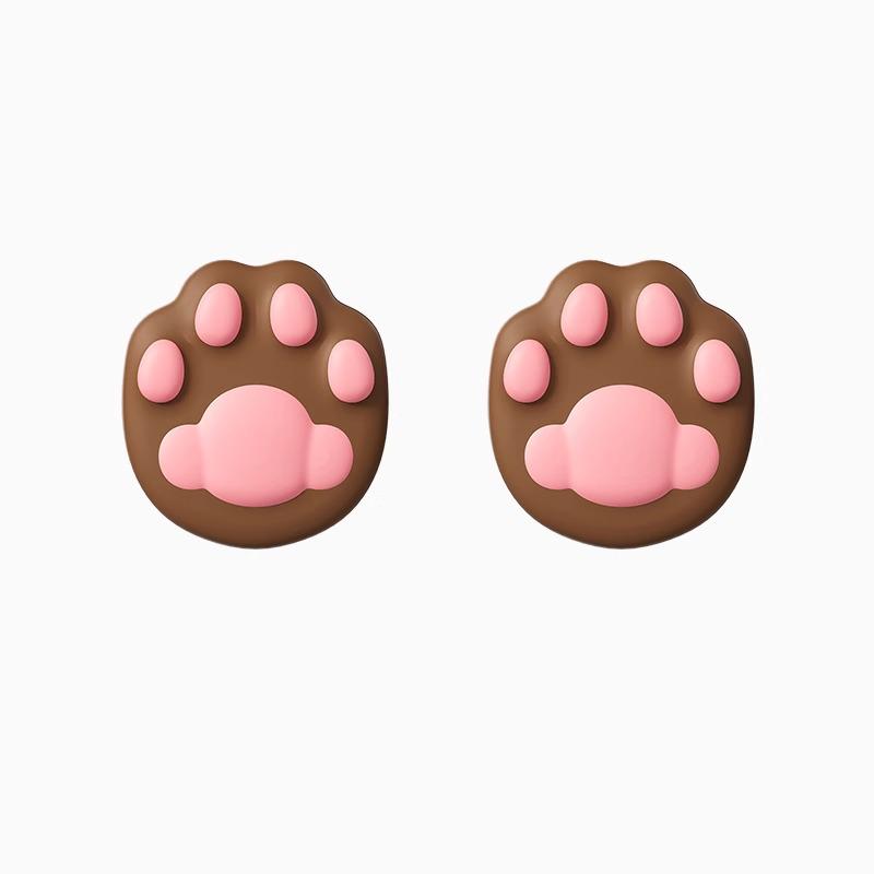 3D Katzenpfote Antikollisionsaufkleber für Türgriffe: Niedliches Cartoon Silikon Pufferpad