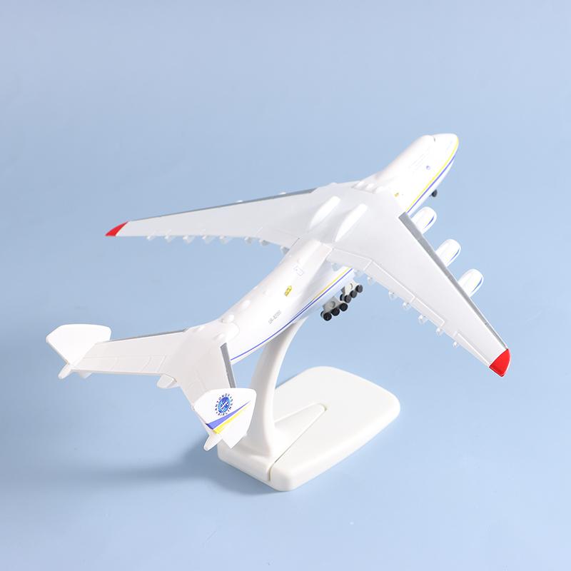 1:400 20cm Legierung An-225 Flugzeugmodell Spielzeug 8 Zoll Ukraine Bemalt Mriya Transporter Ausstellungsmodell Flugzeug für Sammlung