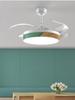 Modern Smart Ceiling Fan Light with Voice Control for Dining and Living Rooms